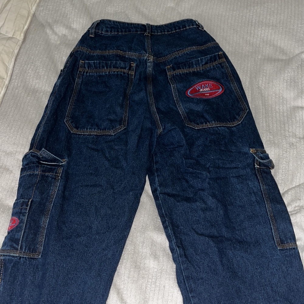baggy dark jeans